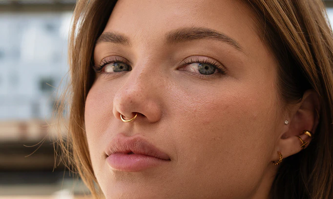 Septum piercing