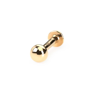 Labret af 14 karat guld