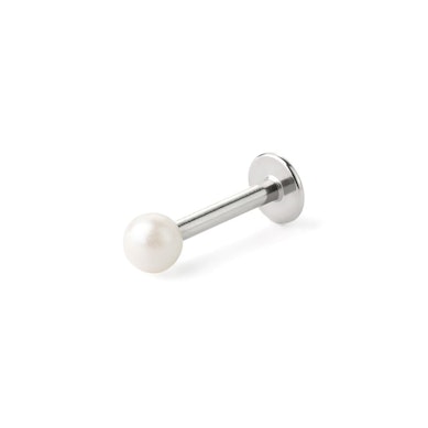 Labret med perlekugle af akryl i mange farver
