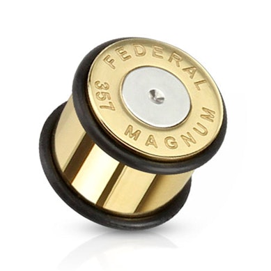 Plug formet som patronhylster