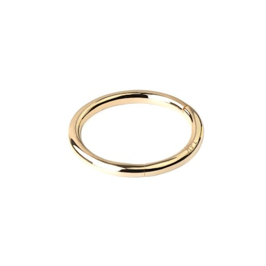 Endeløs ring af 14 karat guld med hængsel
