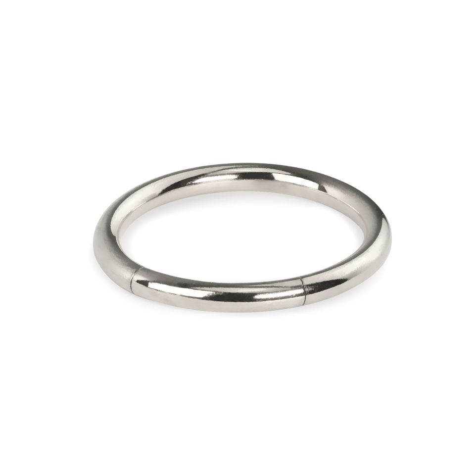 Federkugelring Aus Silbernem 316L Chirurgenstahl – Piercingring Für Gedehnte Stichkanäle (Größenwahl 3,0–10,0 Mm)