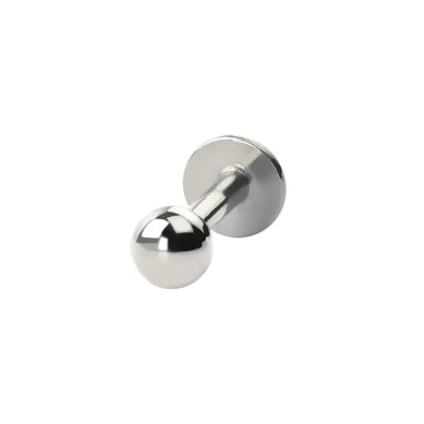 Push-in labret af titanium