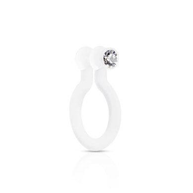 Fake næsepiercing med sten