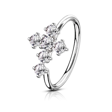 Ring med kors af sten