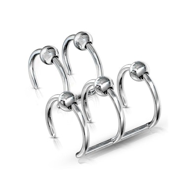 Fake ørepiercing med kugler