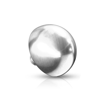 Kuppelformet dermal af 14 karat guld
