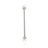 Industrial stav med metalliske akrylkugler Piercing - Danmark