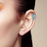 Helix barbell med tre stjerner Piercinger - Danmark