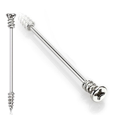 Industrial piercing formet som skrue