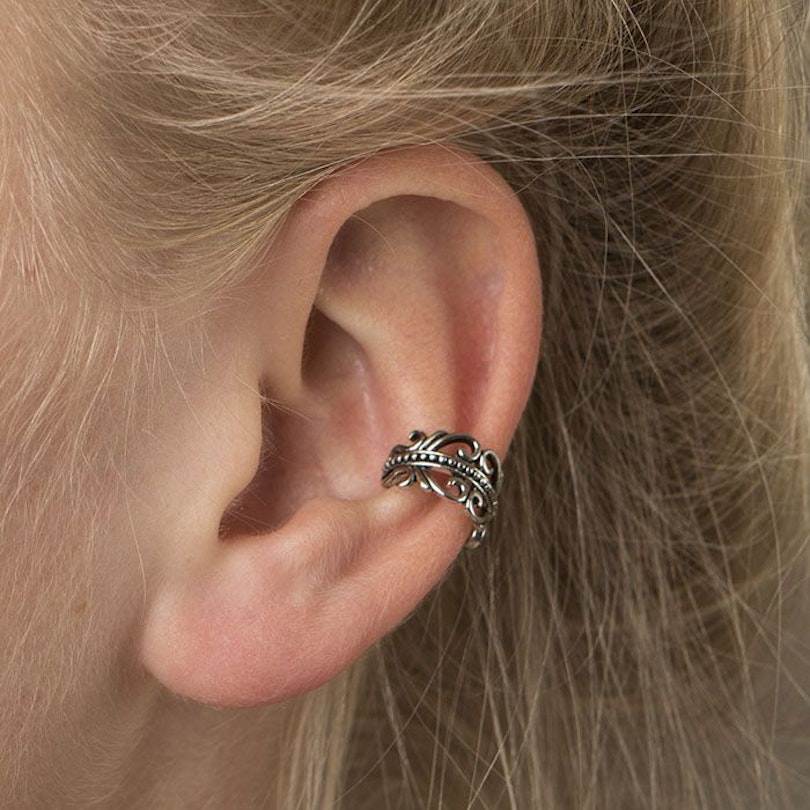 Earcuff med snoninger Kropspiercing - Danmark