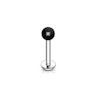 Labret stud med solid farve Piercing - Danmark