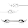 Brystpiercing med englevinger Piercingsmykker - Danmark