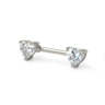Brystpiercing med hjertesten Piercing - Danmark