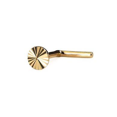 14K guldnæsestav med diamantdesign