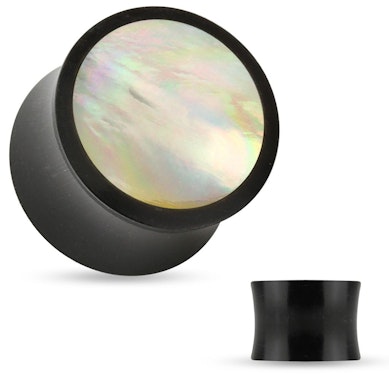 Plug af horn med perlemor