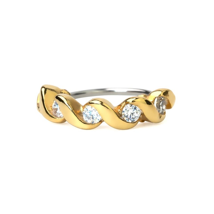 Sten Shop Rings Twister-ring med sten