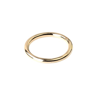 Endeløs ring af 14 karat guld med hængsel