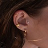 Titaniumring med dråbevedhæng Kropspiercing - Danmark