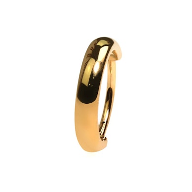 Hængslet huggie-ring af titanium