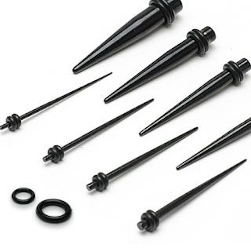 Titaniumsbelagt taper Piercing - Danmark