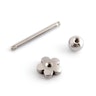 Tungepiercing med lille blomst Piercingsmykker - Danmark