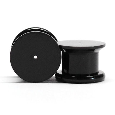 Plug af akryl til ørering.