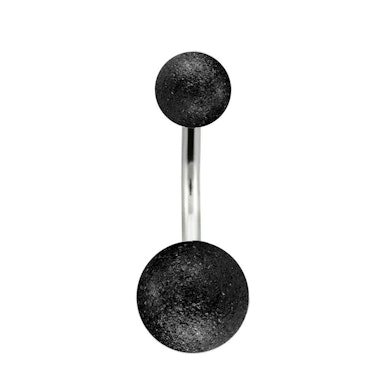 Navlepiercing med diamantlook