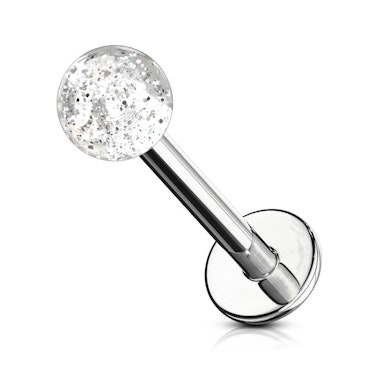Labret med akryl kugle