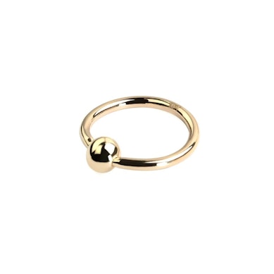 Kuglering af 14 karat guld