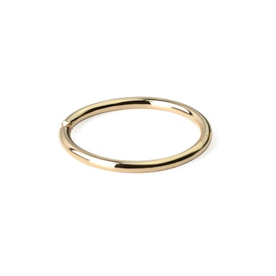 Simpel endeløs ring af 14 karat guld