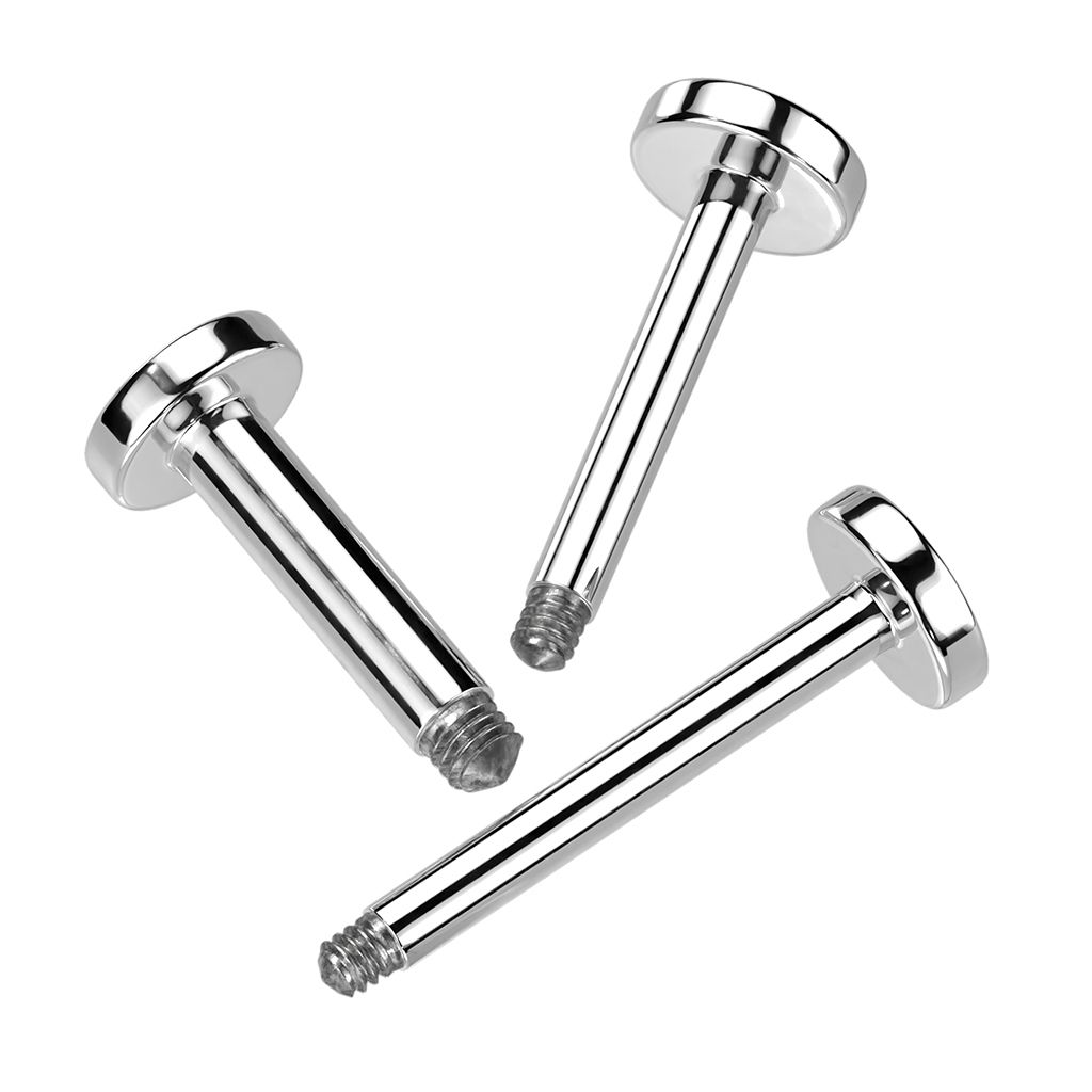 Løs labret af titanium