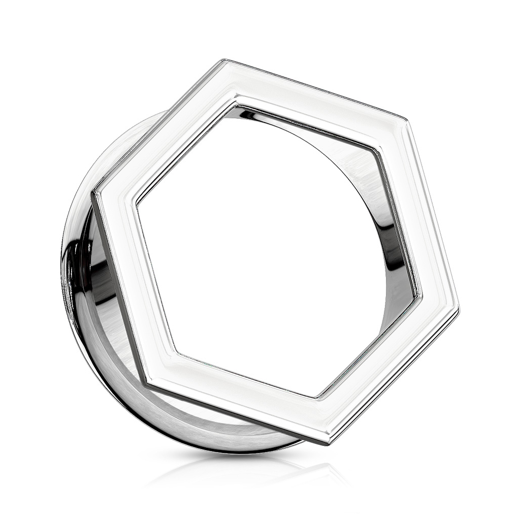 Sekskantet tunnel i flere farver Piercinger - Danmark