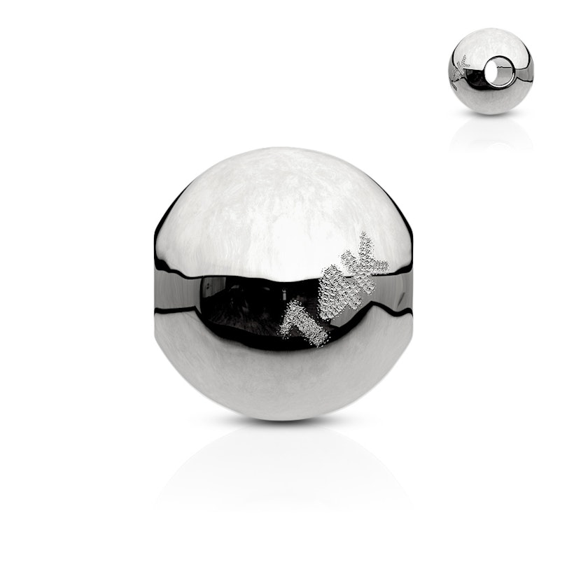 Kugle af 14 karat guld til kuglering Kropspiercing - Danmark