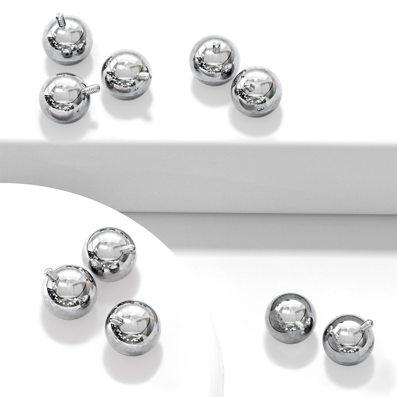 Piercingkugle til indvendigt gevind Piercinger - Danmark
