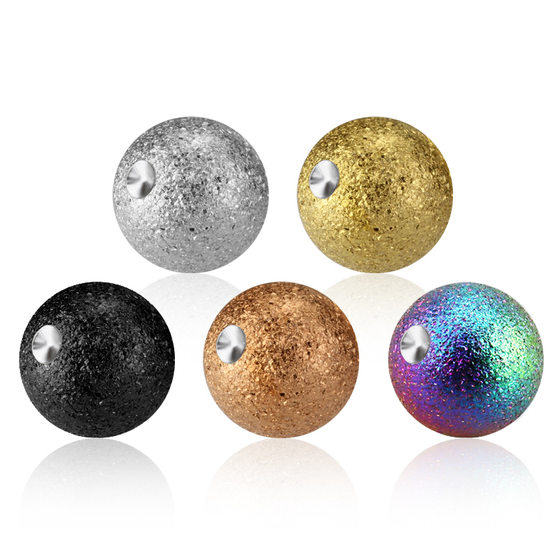 Kugle med diamantlook til ring Piercinger - Danmark