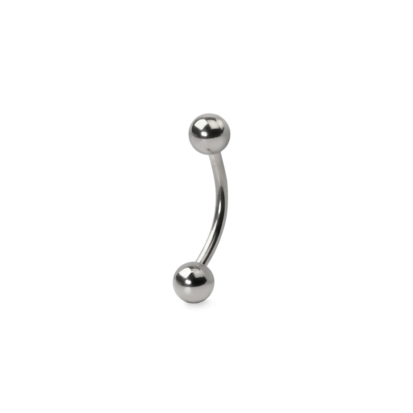 Buet stav af titanium Kropssmykker - Danmark