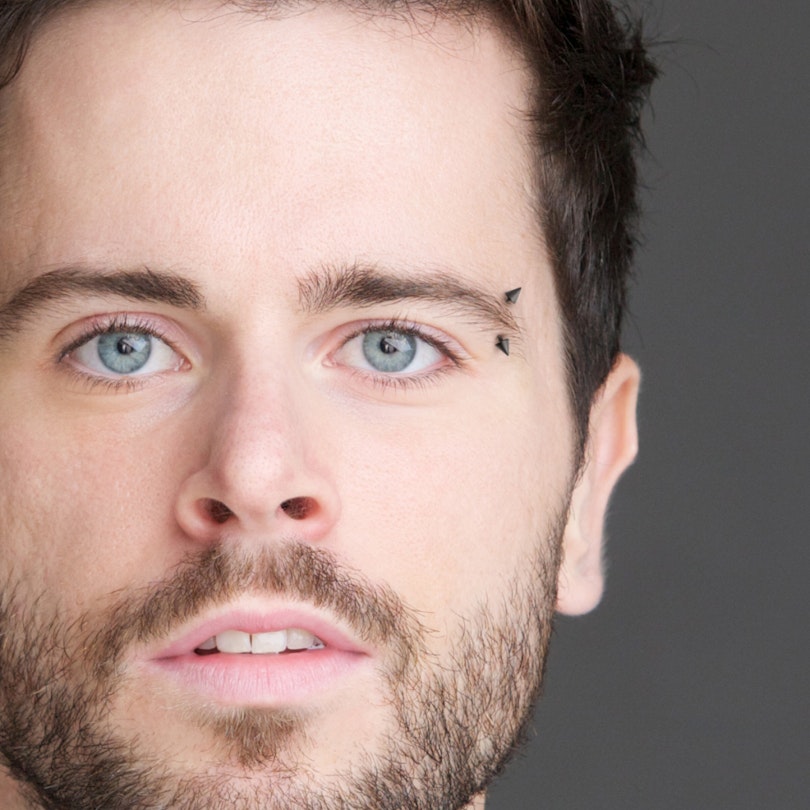 Matsort buet stav med spikes Kropspiercing - Danmark