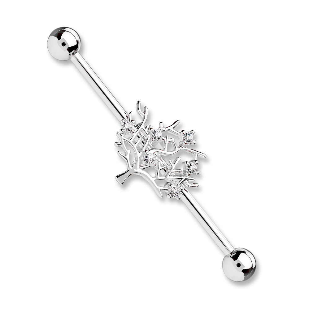 Industrial stav med træ Kropspiercing - Danmark