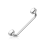 90° surface bar med flade skiver Piercing - Danmark