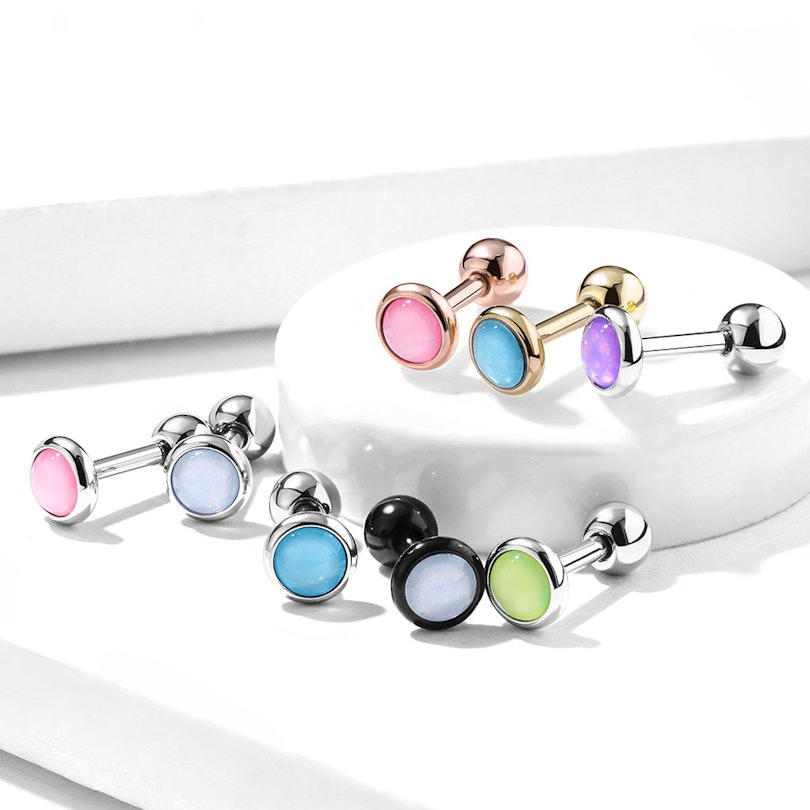 Ørepiercing med reflekterende sten Kropssmykker - Danmark