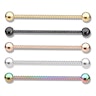 Industrial piercing med snoet tråd Piercingsmykker - Danmark