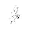 Piercingsmykke med tre stjerner Piercing - Danmark