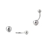 Navlepiercing i ren kirurgisk stål Piercing - Danmark