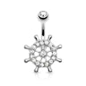 Navlepiercing med skibsrat Piercing - Danmark