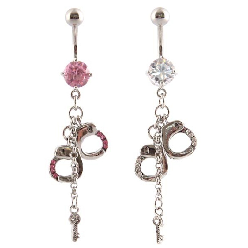 Navlepiercing med håndjern Piercinger - Danmark