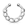 Fake septumpiercing med kæde Piercing - Danmark