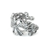 Ear cuff med blomster i kirurgisk stål Piercingsmykker - Danmark