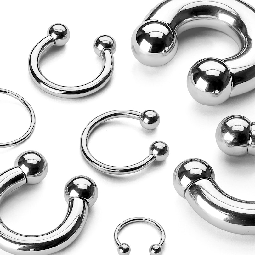 Stor hestesko Piercinger - Danmark