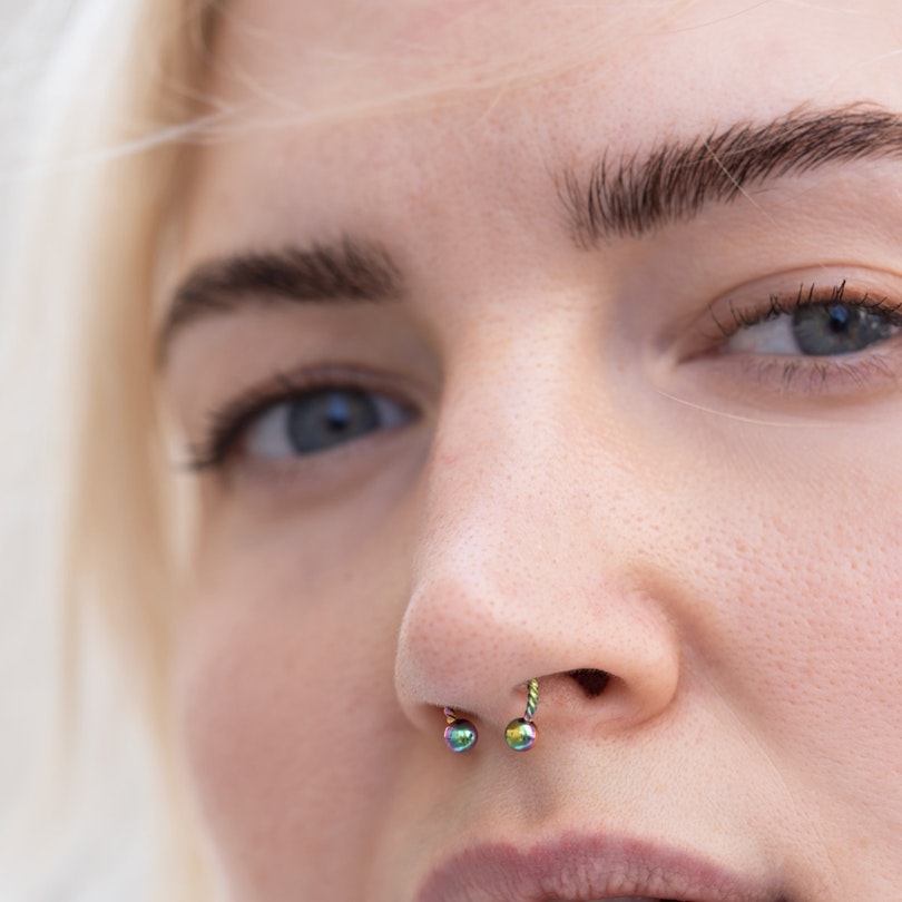 Hestesko med snoet tråd Piercingsmykker - Danmark